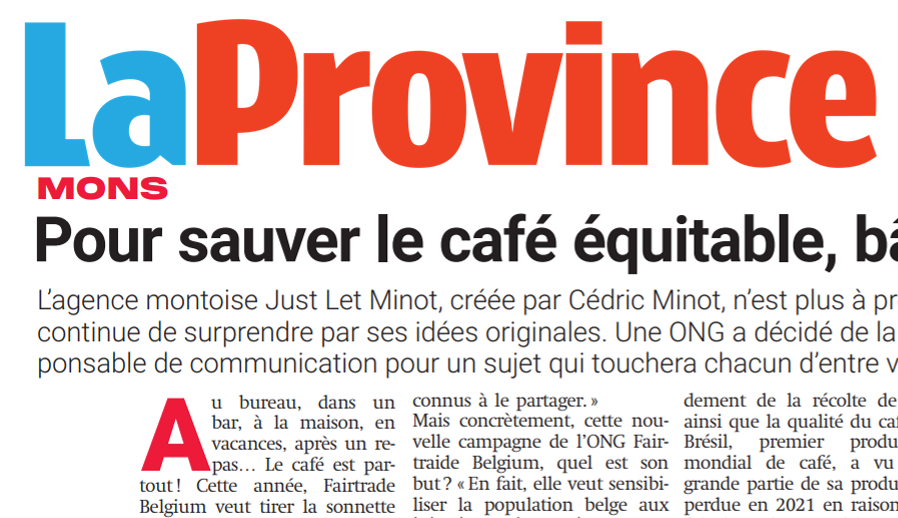 You are currently viewing La Province – Pour sauvez le café, bâillez !